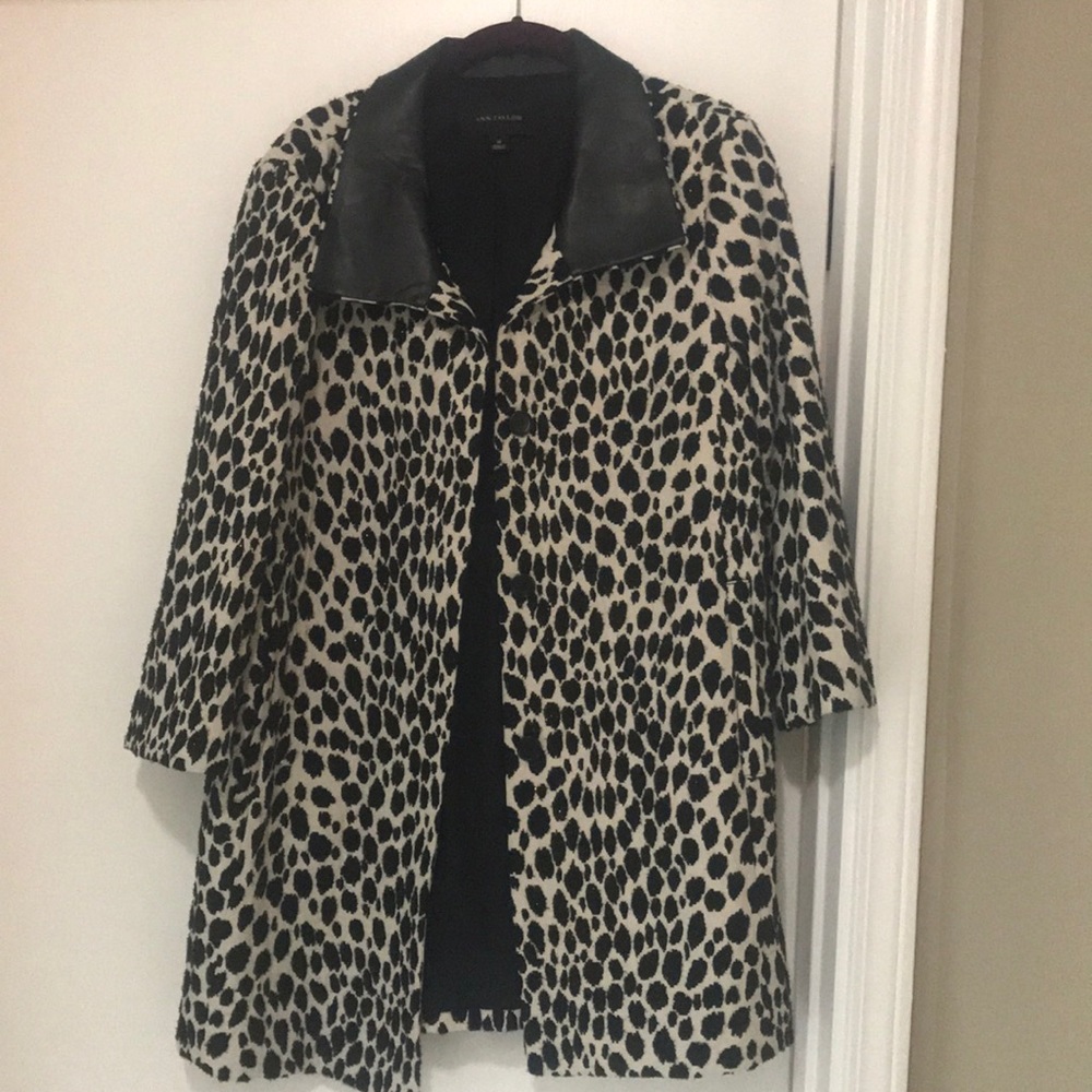 Ann Taylor animal print coat